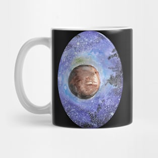 Watercolor painting of Venus - astronomy inspired fine art Mug